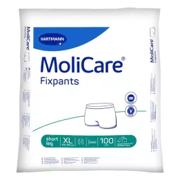 MOLICARE Fiksacinės kelnės trumpomis klešnėmis, XL dydis, 100 vnt