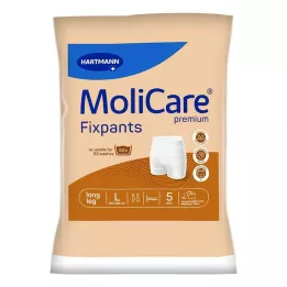 MOLICARE Premium Fixpants ilgos kelnės L dydžio, 5 vnt