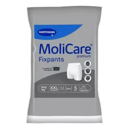 MOLICARE Premium Fixpants ilgos kelnės XXL dydžio, 5 vnt