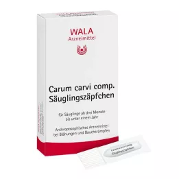 CARUM CARVI Comp.infant žvakutės kūdikiams, 10X1 g