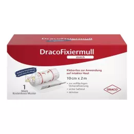 Draco fiksavimo marlės ruožas 10 cmx2 m, 1 vnt