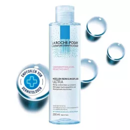 ROCHE-POSAY Micelinis valomasis skystis reaktyviai odai, 200 ml