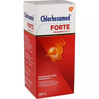 CHLORHEXAMED FORTE 0,2 % tirpalas be alkoholio, 300 ml