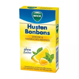 WICK citrina &amp; natūralūs mentolio saldainiai be cukraus Clickbox, 46 g