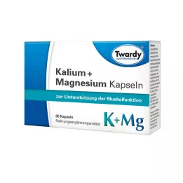 KALIUM+MAGNESIUM kapsulės, 60 kapsulių