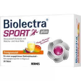 BIOLECTRA Sport Plus geriamosios granulės, 20X7,5 g
