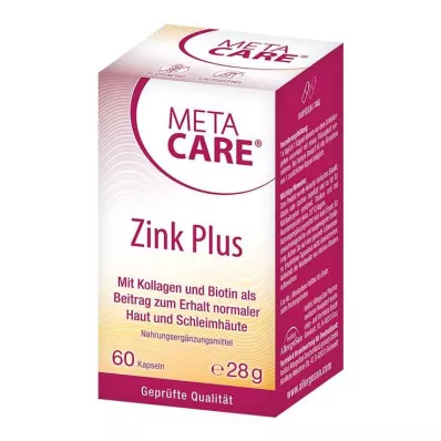 META-CARE Cinkas+ kapsulės, 60 kapsulių