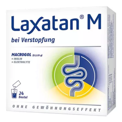 Laxatan M granulės geriamajai suspensijai ruošti, 24 vnt Laxatan M granulės geriamajai suspensijai ruošti, 24 vnt