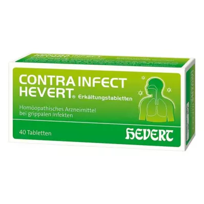 Kontrainfect Hevert tabletės nuo peršalimo (40 vnt.)