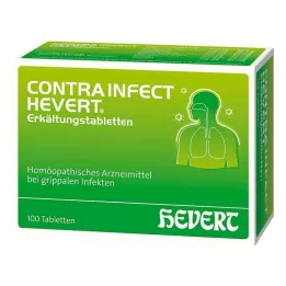 CONTRAINFECT Hevert šalčio tabletės, 100 vnt