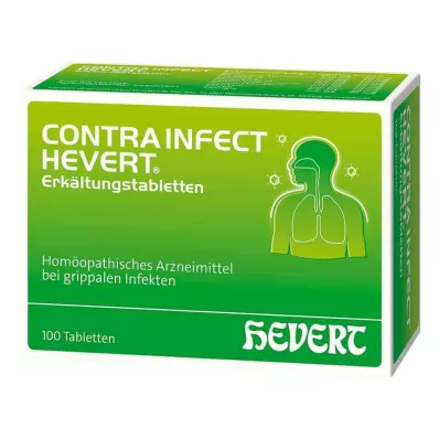 Contrainfect Hevert peršalimo tabletės (100 vnt.) Contrainfect Hevert peršalimo tabletės (100 vnt.)