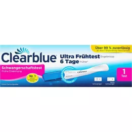 CLEARBLUE Ankstyvo nėštumo nustatymo testas, 1 vnt