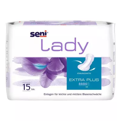 Seni Lady šlapimo pagalvėlės extra plus, 15 vnt Seni Lady šlapimo pagalvėlės extra plus, 15 vnt