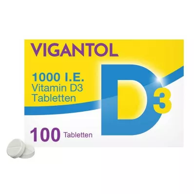 Vigantol 1000 TV vitamino D3 tabletės, 100 vnt