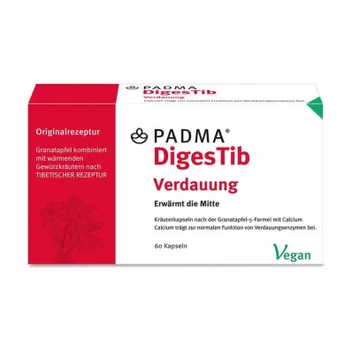 Padma Digestib kapsulės, 60 vnt