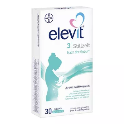 ELEVIT 3 minkštos laktacijos kapsulės, 30 vnt ELEVIT 3 minkštos laktacijos kapsulės, 30 vnt