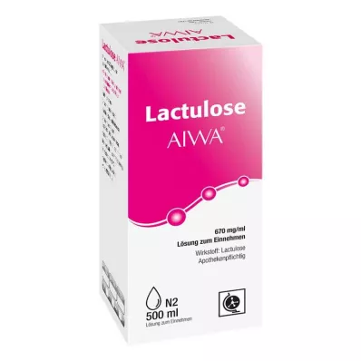 Laktulozė AIWA 670 mg/ml geriamasis tirpalas, 500 ml