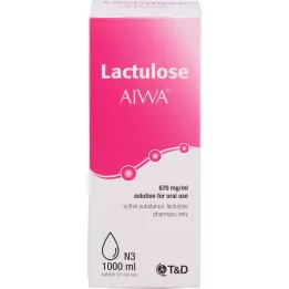 LACTULOSE AIWA 670 mg/ml geriamasis tirpalas, 1000 ml