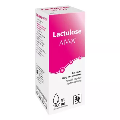 Laktulozė AIWA 670 mg/ml geriamasis tirpalas, 1000 ml