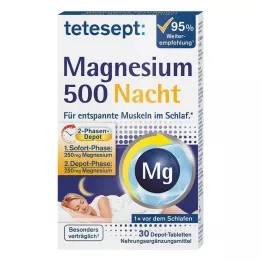 TETESEPT Magnis 500 naktinių tablečių, 30 kapsulių