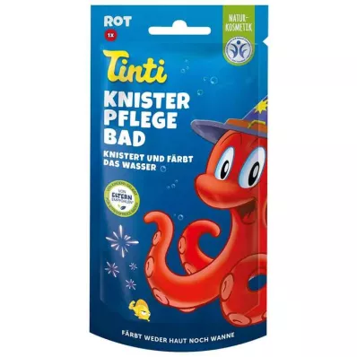 TINTI Knister priežiūros vonia raudona, 50 g