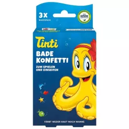TINTI Vonios konfeti 3 pakuotės, 3X6 g