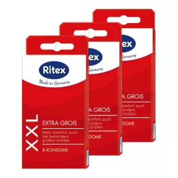 RITEX XXL Prezervatyvų rinkinys, 24 vnt
