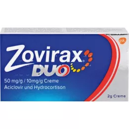 ZOVIRAX Duo 50 mg/g / 10 mg/g kremas, 2 g