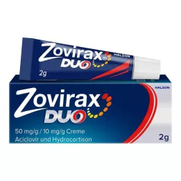 ZOVIRAX Duo 50 mg/g / 10 mg/g kremas, 2 g