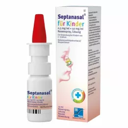 SEPTANASAL vaikams 0,5 mg/ml + 50 mg/ml nosies purškalas, 10 ml