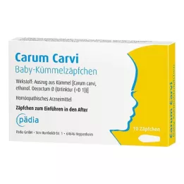 CARUM CARVI Kūdikių kmynų žvakutės, 10 vnt