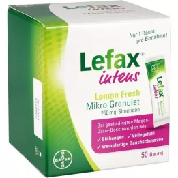 LEFAX intensyvios Lemon Fresh Micro granulės 250 mg Sim, 50 vnt