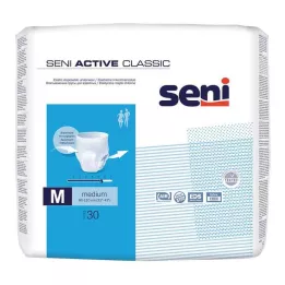 SENI Active Classic vienkartinės šlapimo nelaikymo kelnaitės M, 30 vnt