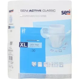 SENI Active Classic vienkartinės šlapimo nelaikymo kelnaitės XL, 30 vnt