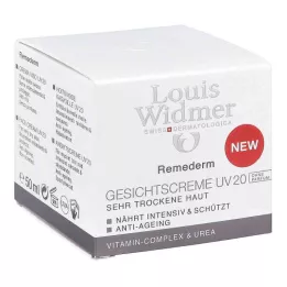WIDMER Remederm veido kremas UV 20 bekvapis, 50 ml