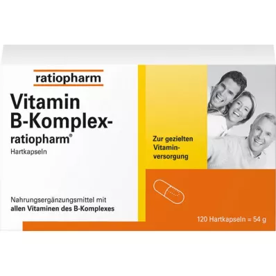 VITAMIN B-KOMPLEX-ratiopharm Kapsulės, 120 kapsulių