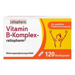 VITAMIN B-KOMPLEX-ratiopharm Kapsulės, 120 kapsulių