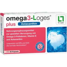 OMEGA3-Loges plus kapsulės, 60 kapsulių