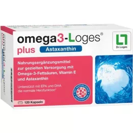 OMEGA3-Loges plus kapsulės, 120 kapsulių