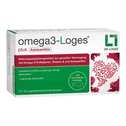 OMEGA3-Loges plus kapsulės, 120 kapsulių