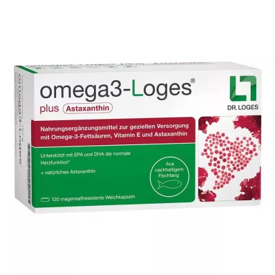 Omega 3-Loges plus kapsulės, 120 vnt