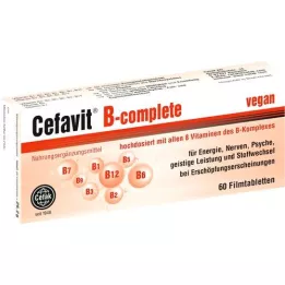 CEFAVIT B-complete plėvele dengtos tabletės, 60 vnt