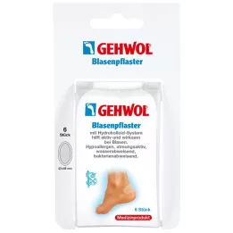 GEHWOL Pūslių pleistrai dideli, 6 vnt