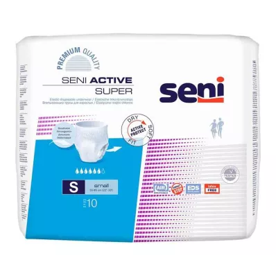 Seni Active Super Incontinence Briefs One Size, 10 vnt Seni Active Super Incontinence Briefs One Size, 10 vnt