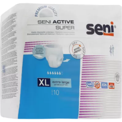 SENI Active Super vienkartinės inkontinencijos kelnaitės XL, 10 vnt