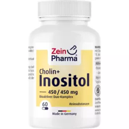 CHOLIN-INOSITOL 450/450 mg veg. kapsulėse, 60 vnt