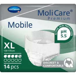 MOLICARE Premium Mobile 5 XL dydžio lašai, 14 vnt