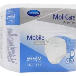 MOLICARE Premium Mobile 6 lašai M dydžio, 14 vnt