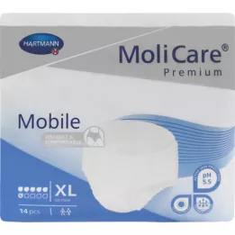 MOLICARE Premium Mobile 6 XL dydžio lašai, 14 vnt
