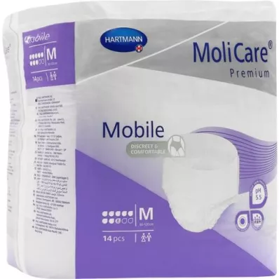 MOLICARE Premium Mobile 8 lašai M dydžio, 14 vnt